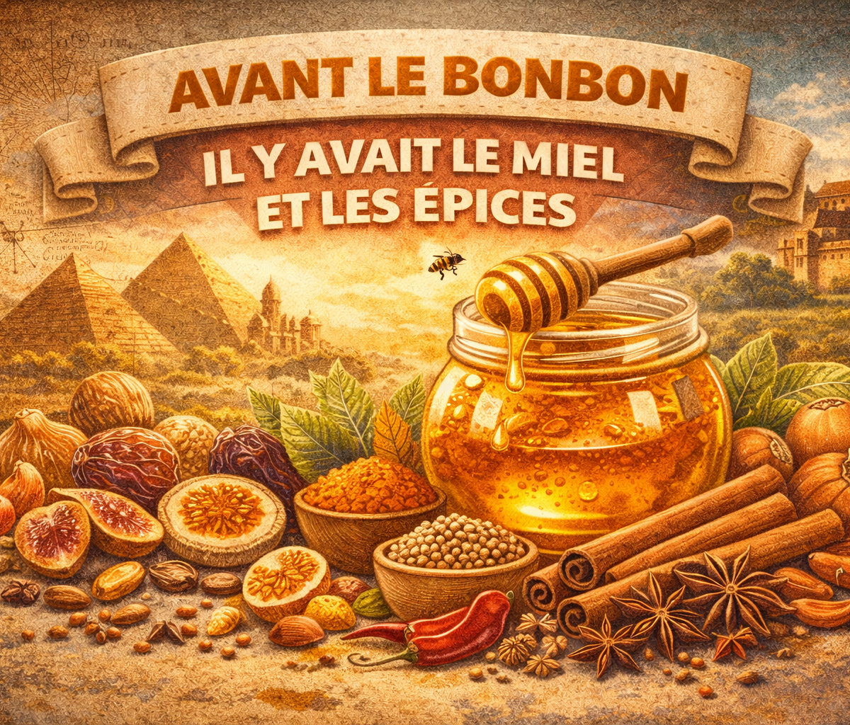 Avant le bonbon, il y avait le miel et les épices