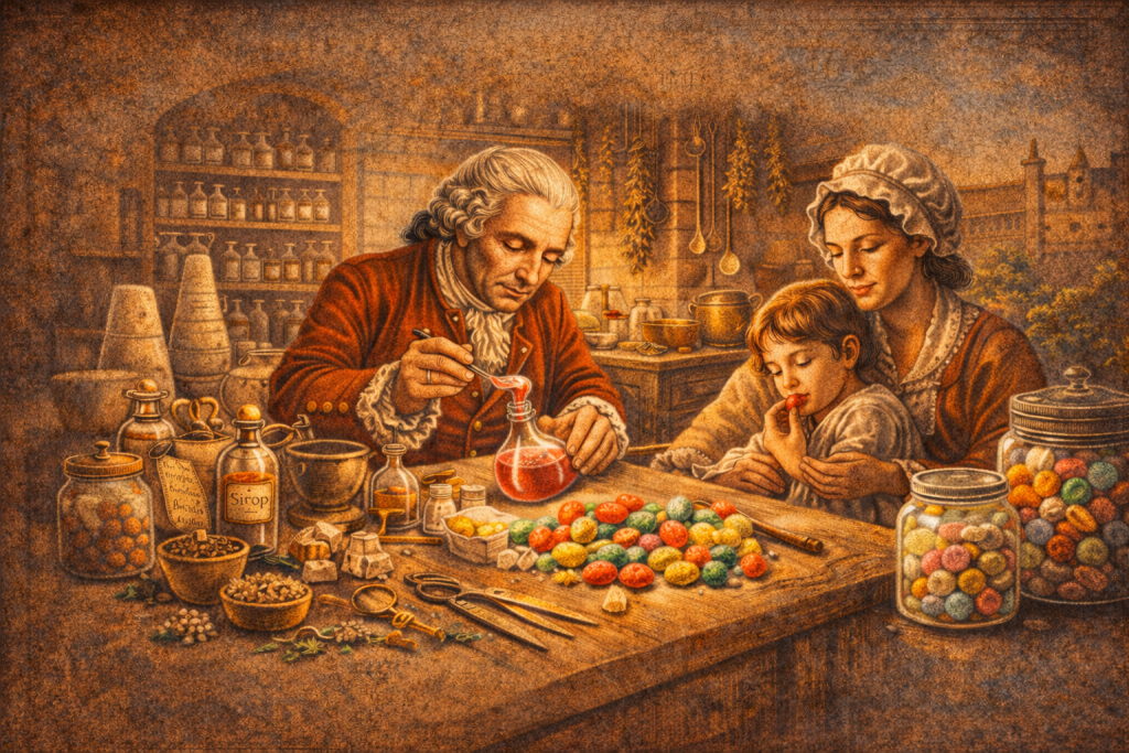 Bonbons et médecine une histoire commune