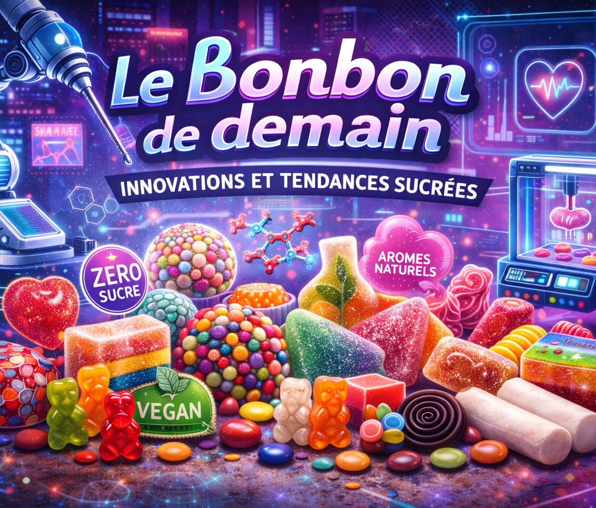 Le bonbon de demain innovations et tendances sucrées