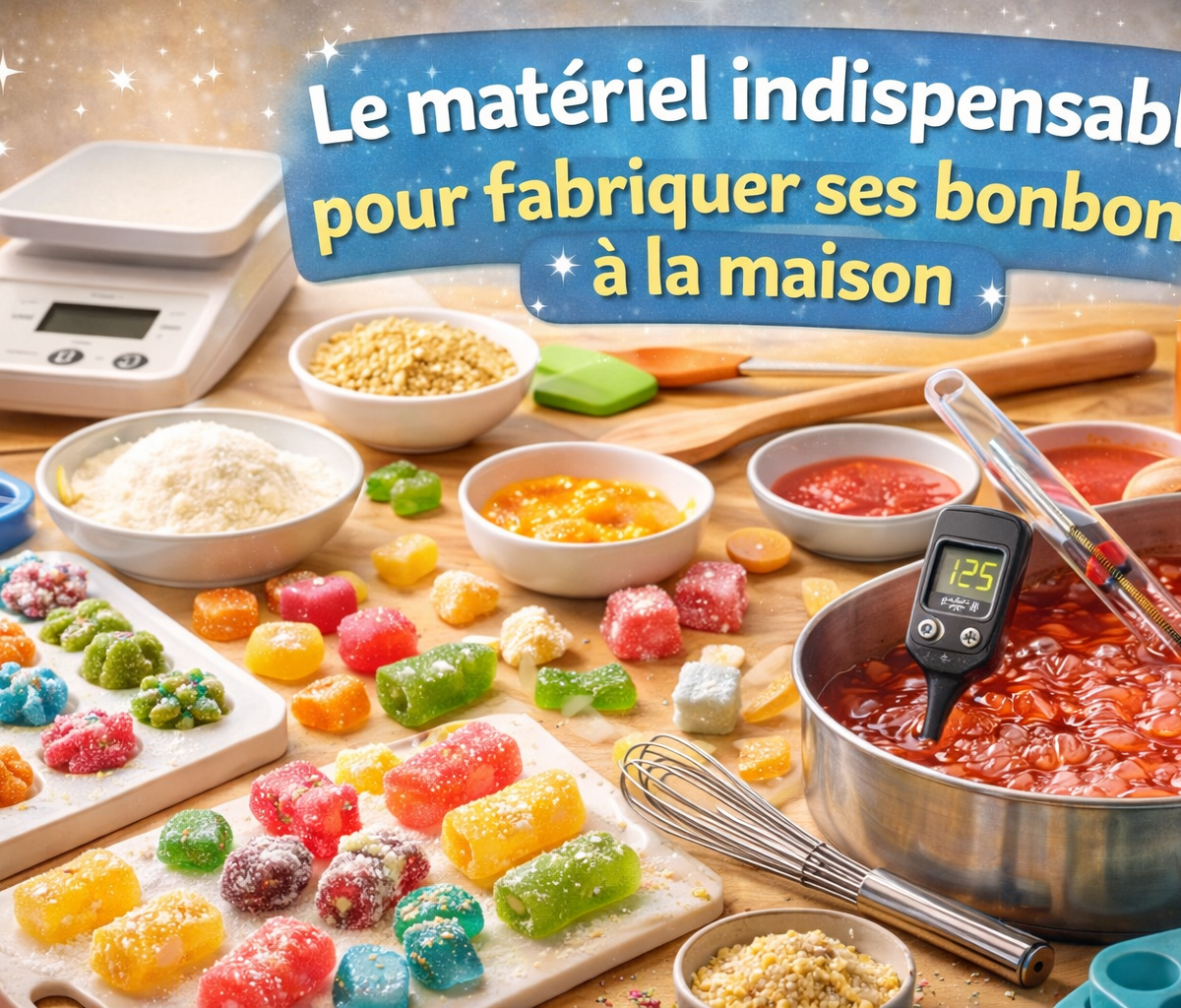Le matériel indispensable pour fabriquer ses bonbons à la maison