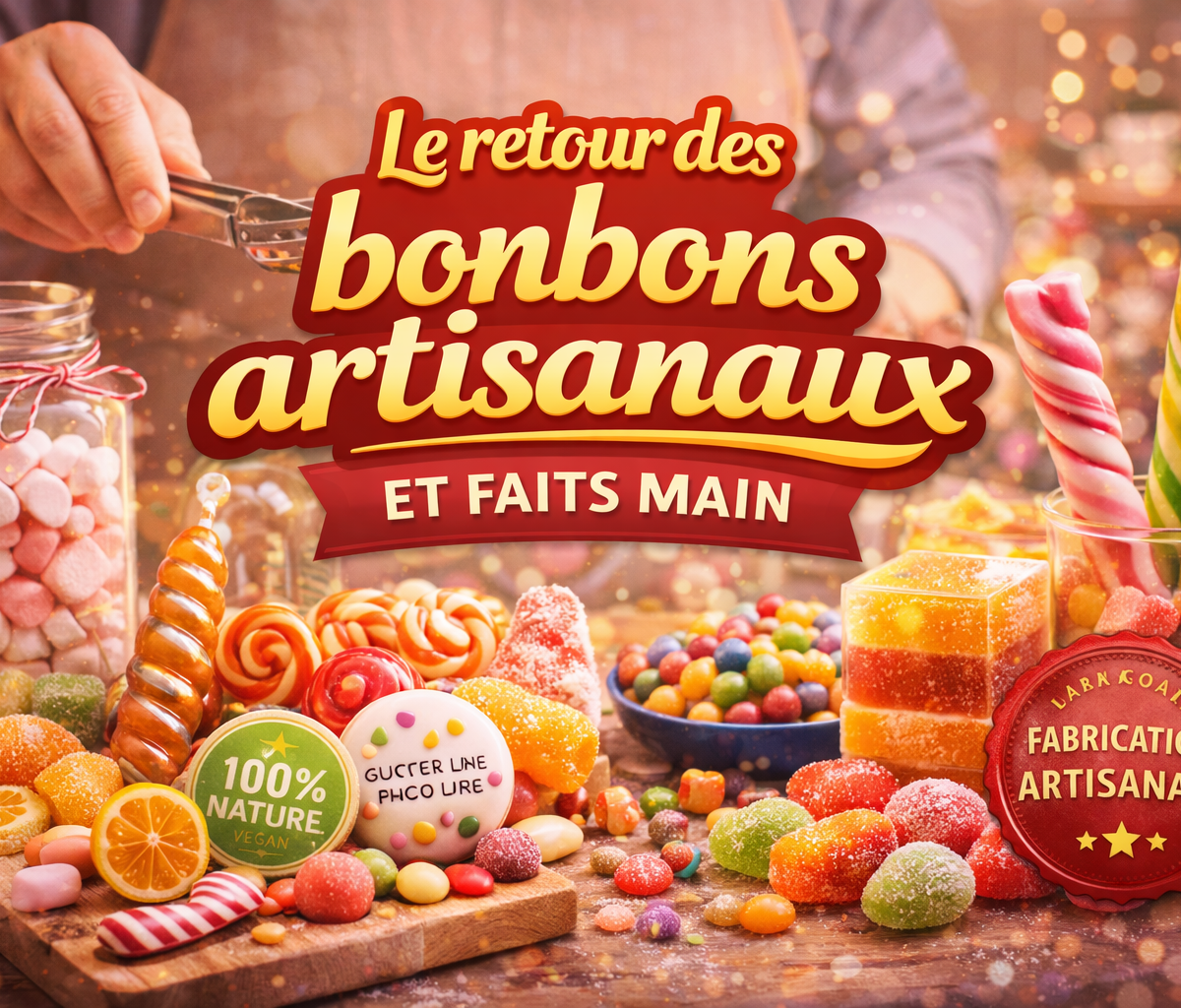 Le retour des bonbons artisanaux et faits main