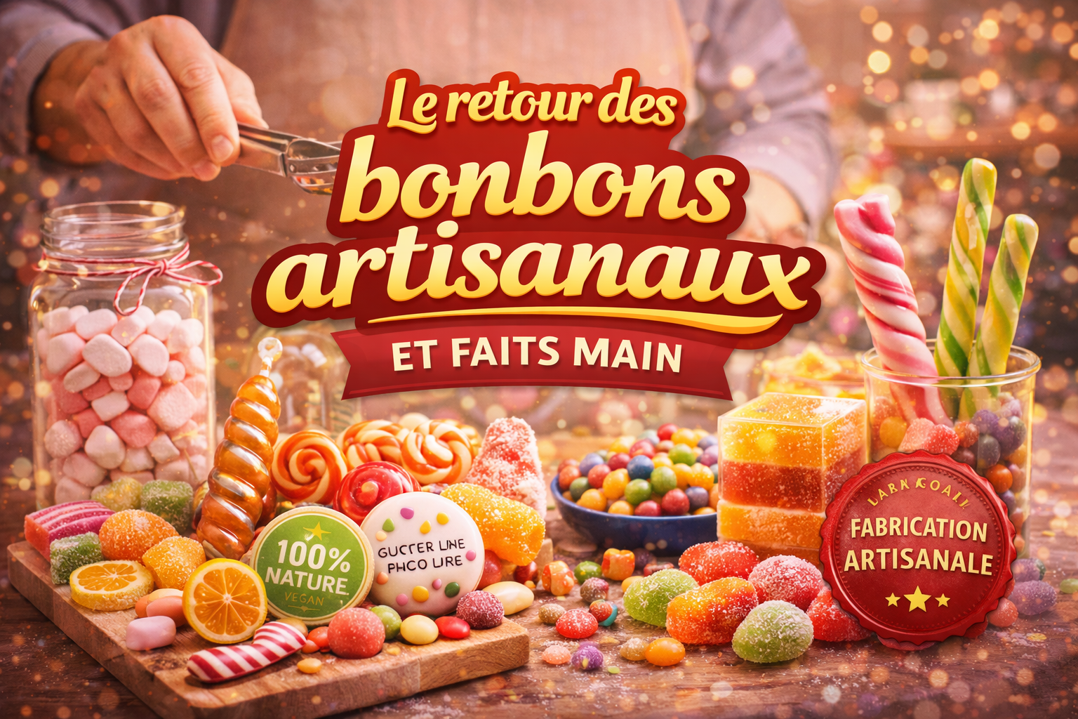 Le retour des bonbons artisanaux et faits main