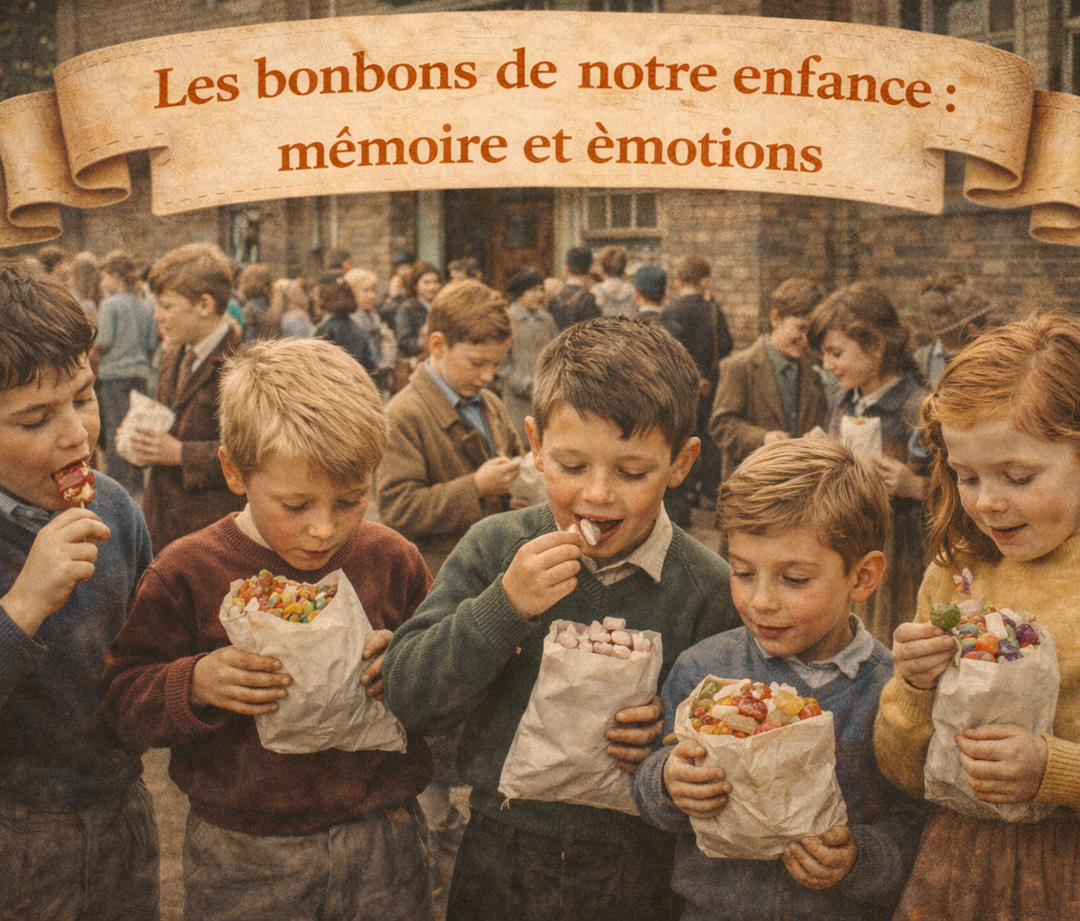 Les bonbons de notre enfance mémoire et émotions