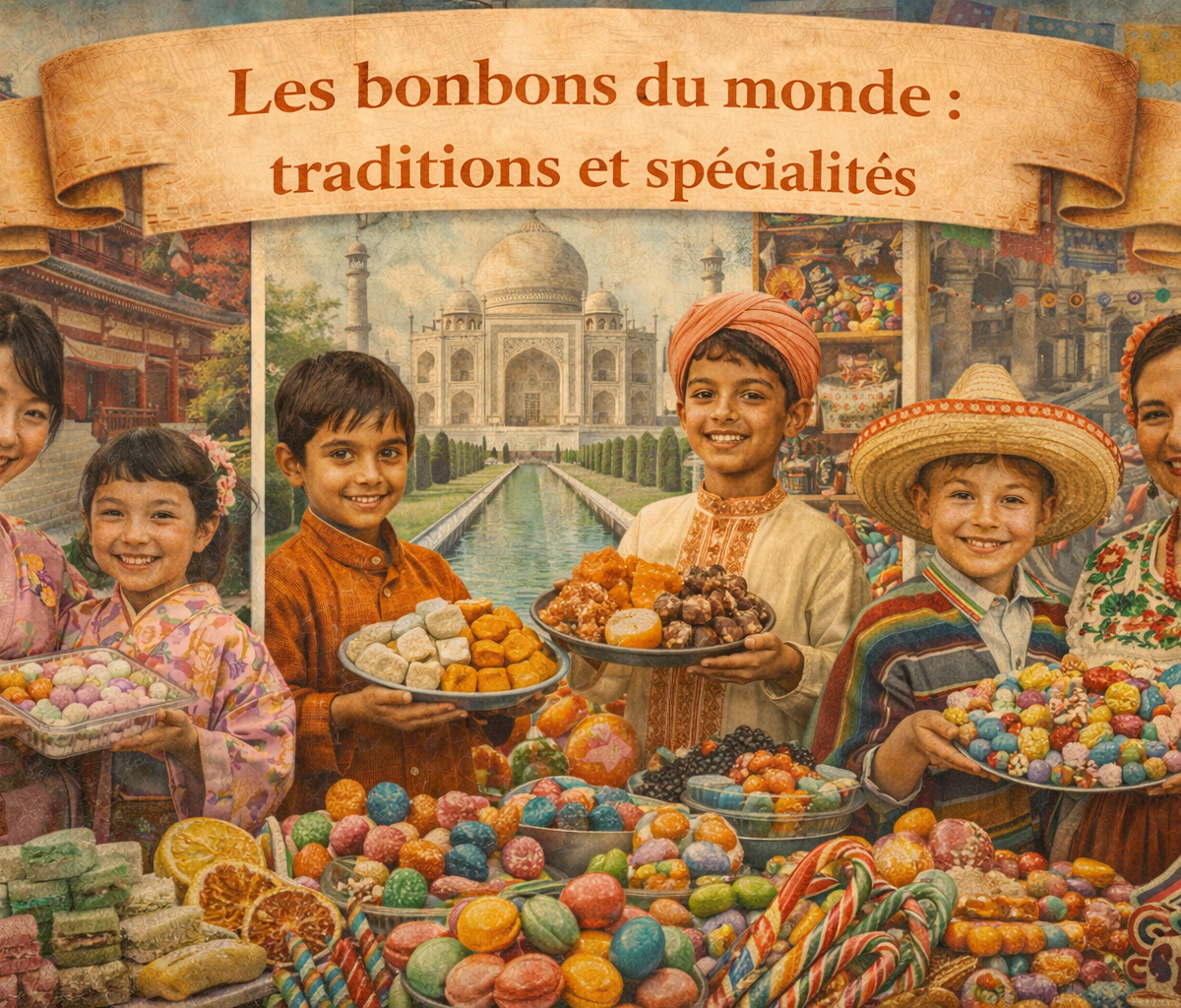 Les bonbons du monde traditions et spécialités