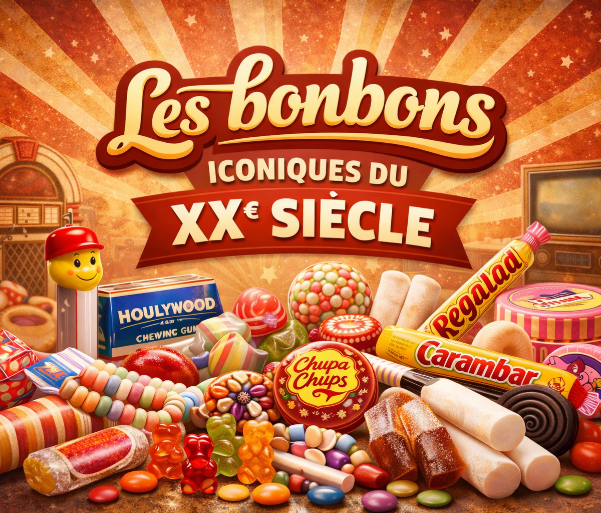 Les bonbons iconiques du XXᵉ siècle
